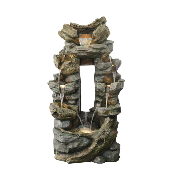 Colorado Falls Natural Looking Rock Design Water Feature