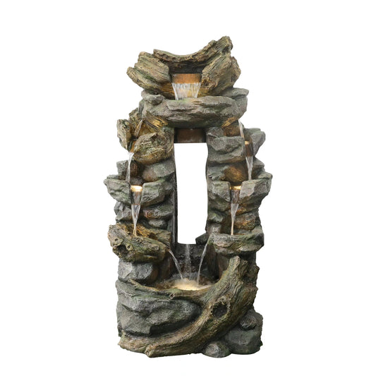 Colorado Falls Natural Looking Rock Design Water Feature