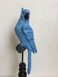 Exotic Light Blue Bird Parrot on Perch