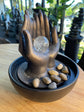 New Age Spiritual Fountain with Glass Ball