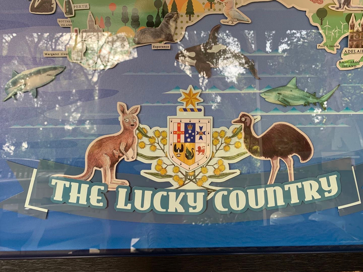 Australian Map Designer Collage