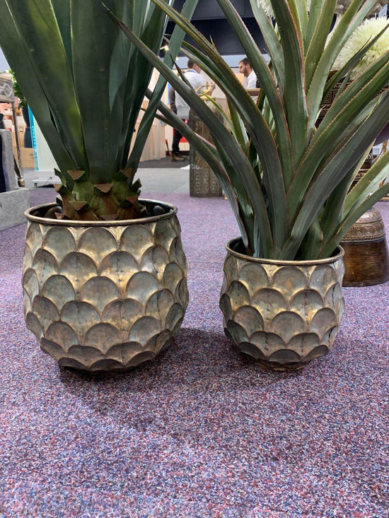 Dos Metal Planters Set