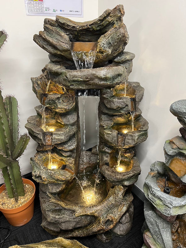 Colorado Falls Natural Looking Rock Design Water Feature