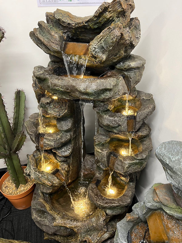 Colorado Falls Natural Looking Rock Design Water Feature