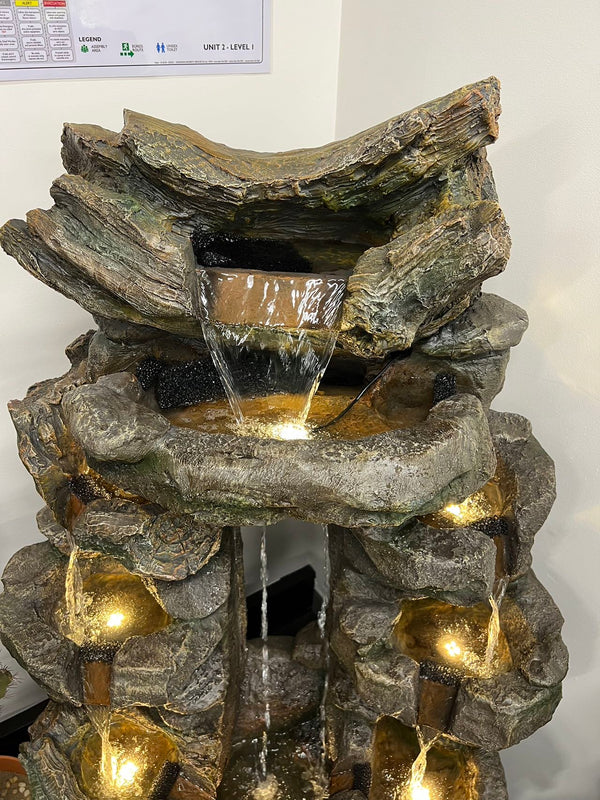 Colorado Falls Natural Looking Rock Design Water Feature