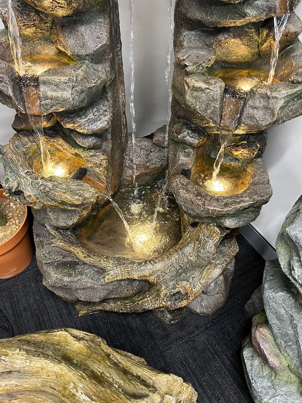 Colorado Falls Natural Looking Rock Design Water Feature
