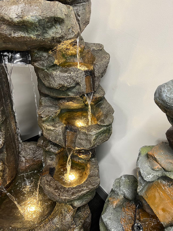 Colorado Falls Natural Looking Rock Design Water Feature