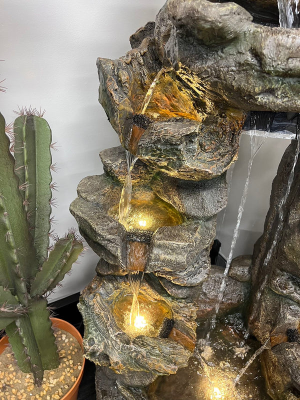 Colorado Falls Natural Looking Rock Design Water Feature
