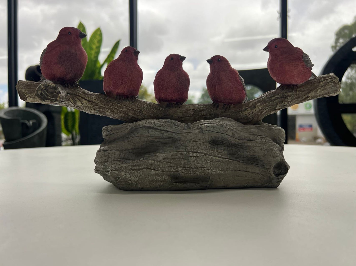 Rebano Birds on Log beautiful Colours