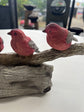 Rebano Birds on Log beautiful Colours