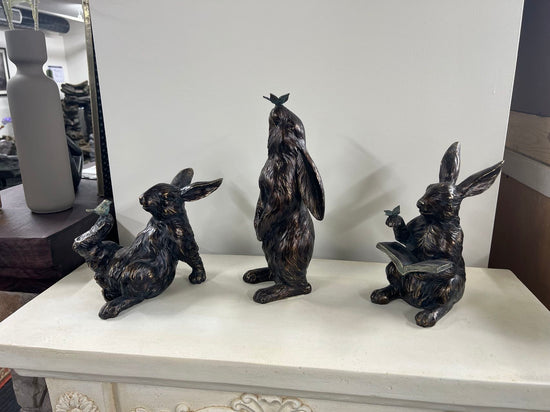 Bunnies Set Imaginary Ornaments in Copper Colour Design 2023