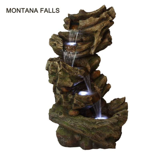 Montana Driftwood Nature Fountain