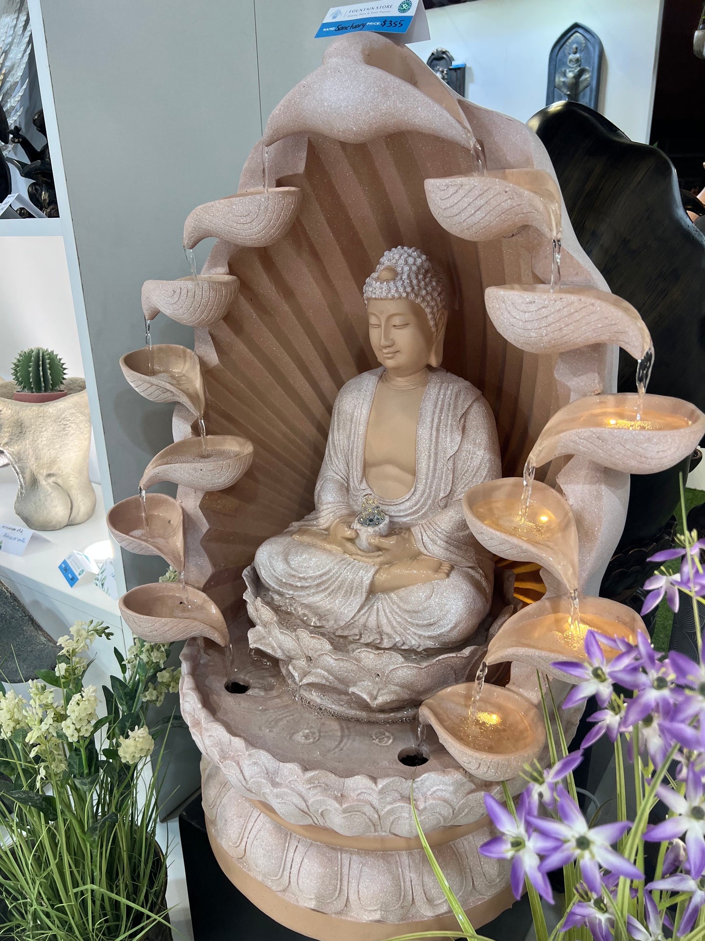 Sanctuary Buddha Water Feature NEW October 2022