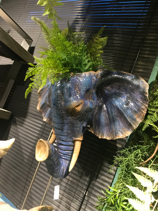 ELEFANTE Wall Hanging Flower Pot Blue