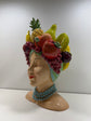 Copacabana Planter Head with Fruits in Vivid Colours Ceramic Finish