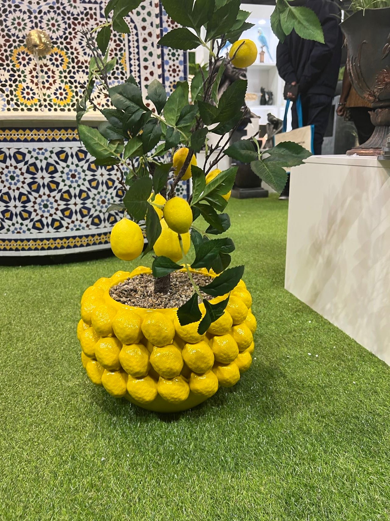 Lemon Tree complete in Vivid Yellow Colour Ceramic Finish