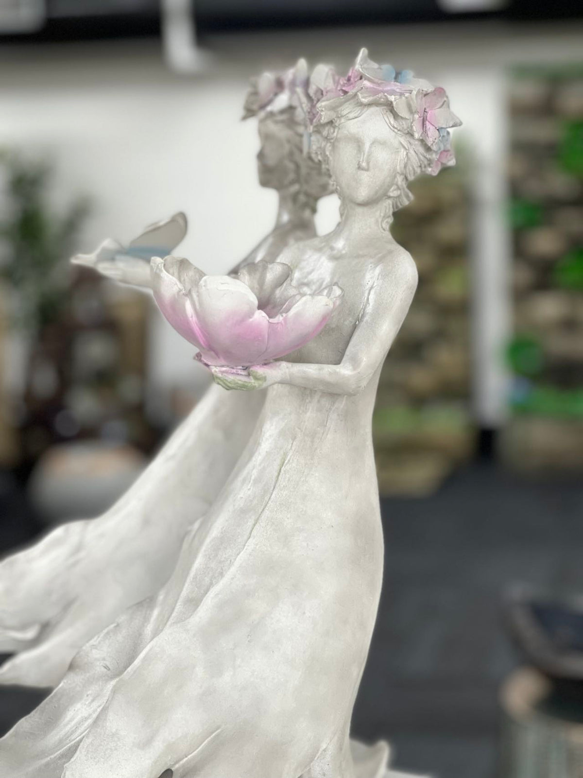 Mahalo Hawaiian Dancer Lady with Flower