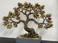 Olive Tree complete Gold & Natural Colour on Metallic Look Stand