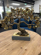 Olive Tree complete Gold & Natural Colour on Metallic Look Stand