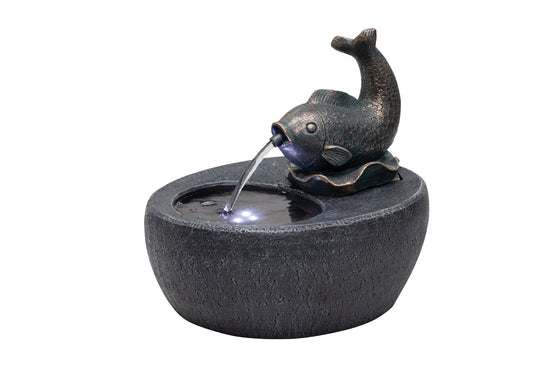Pescador Fish Water Feature Spout Fountain