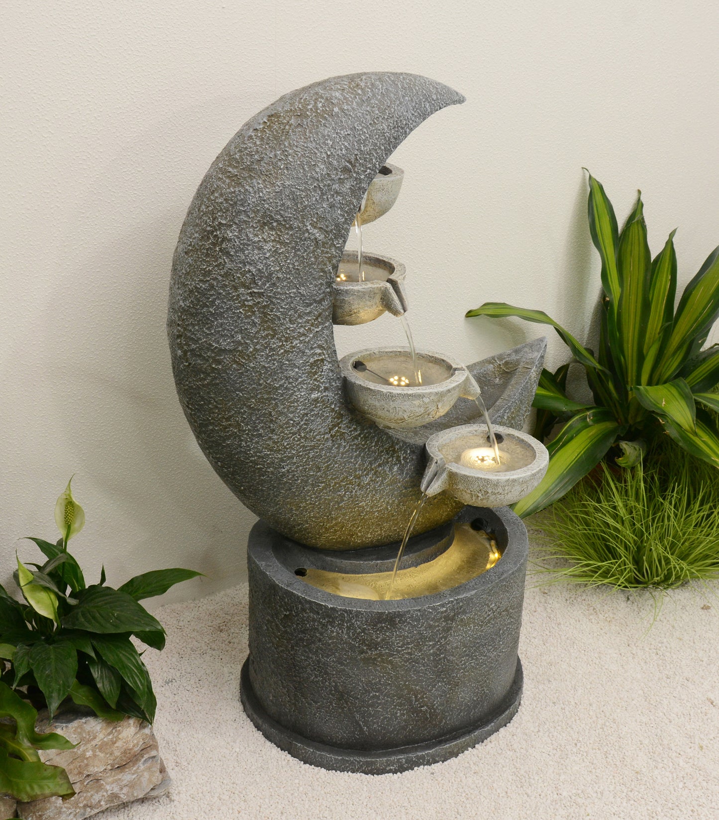 Luna Abstract Rain Water Feature New Summer 2021
