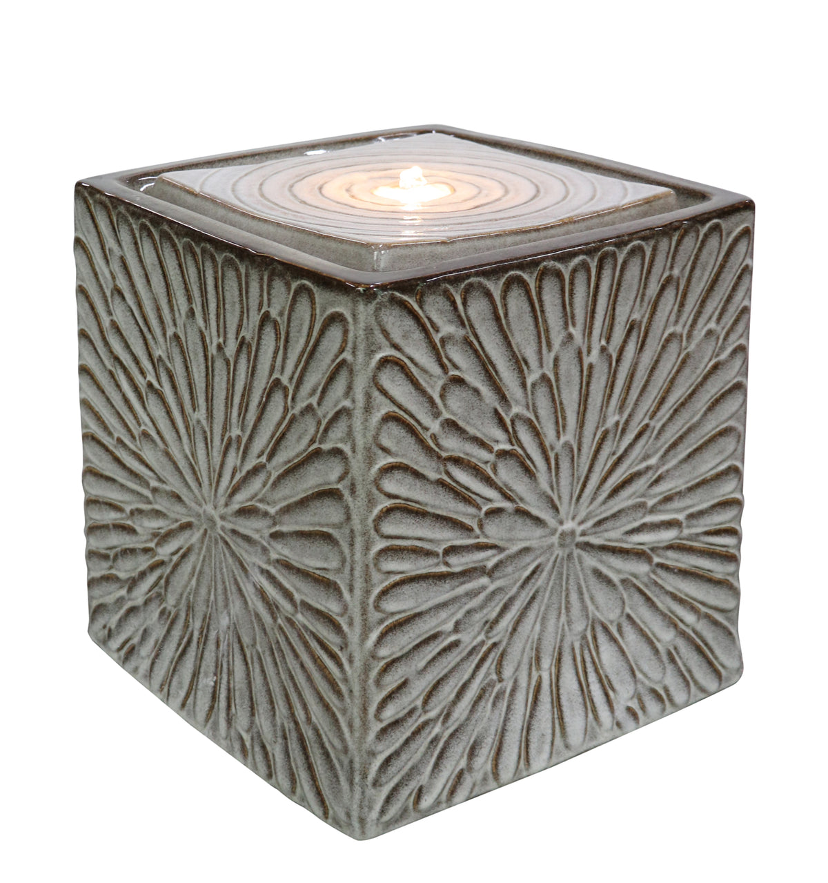 Alcazar Glazed Ceramic Andalusian Beige Fountain New November 2021