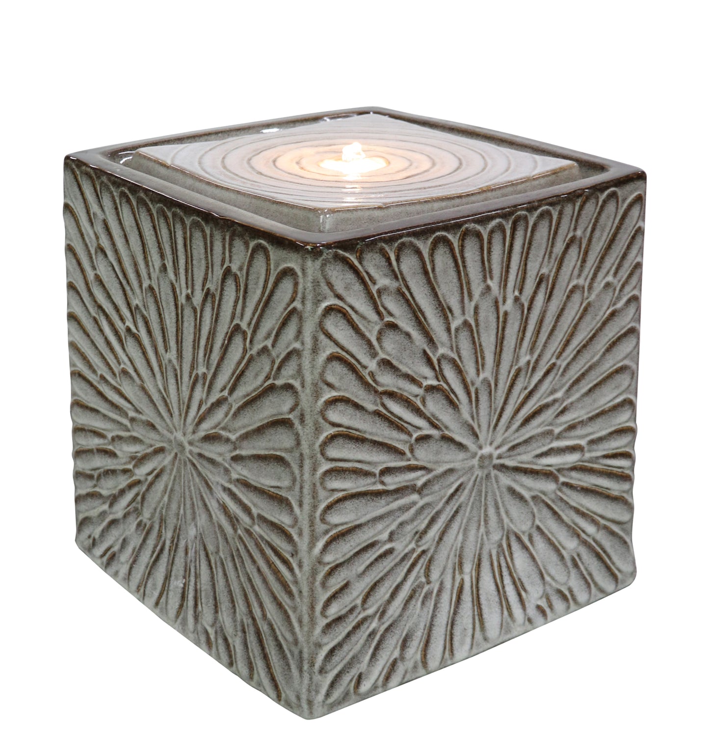 Alcazar Glazed Ceramic Andalusian Beige Fountain New November 2021