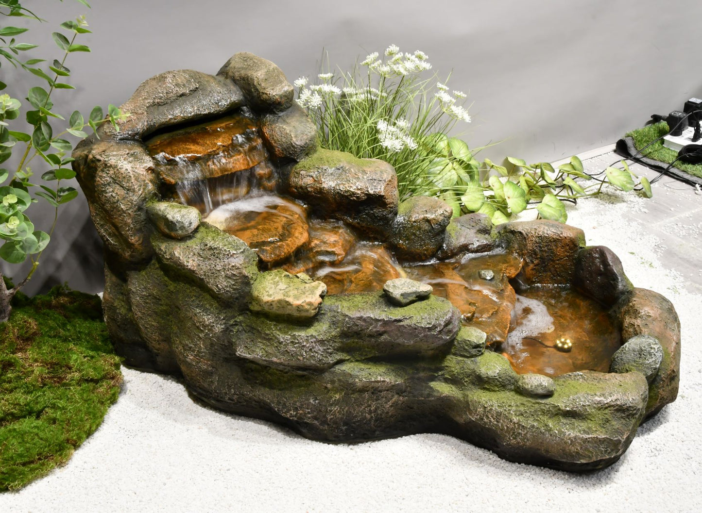 Natura Cascading River Fountain Lights Pump Warranty