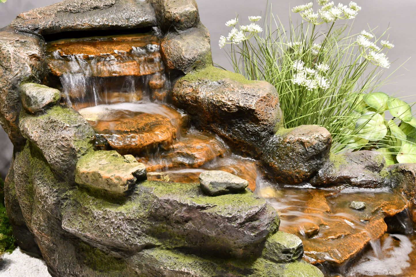 Natura Cascading River Fountain Lights Pump Warranty