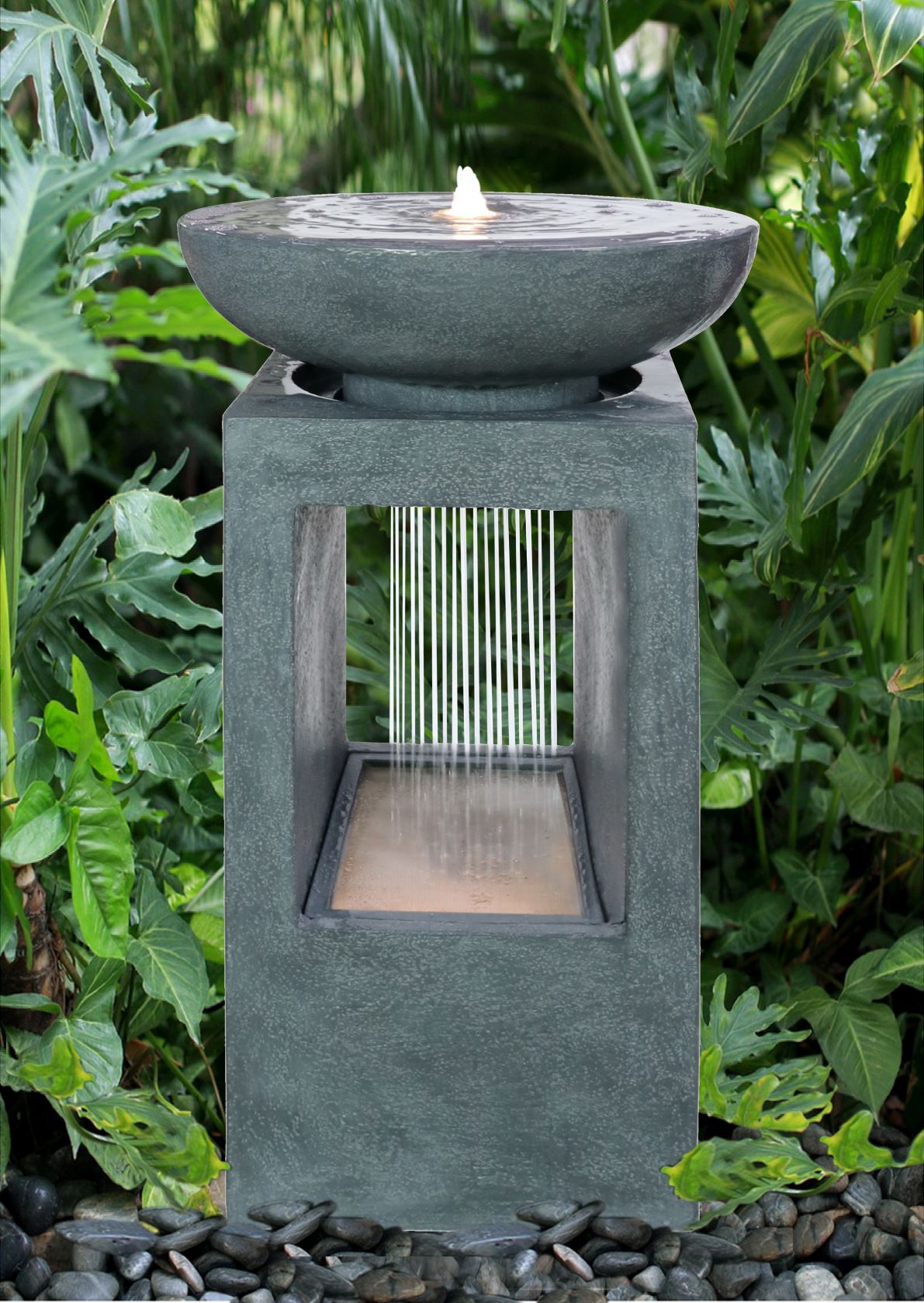 Loyola Rain Effect Water Feature
