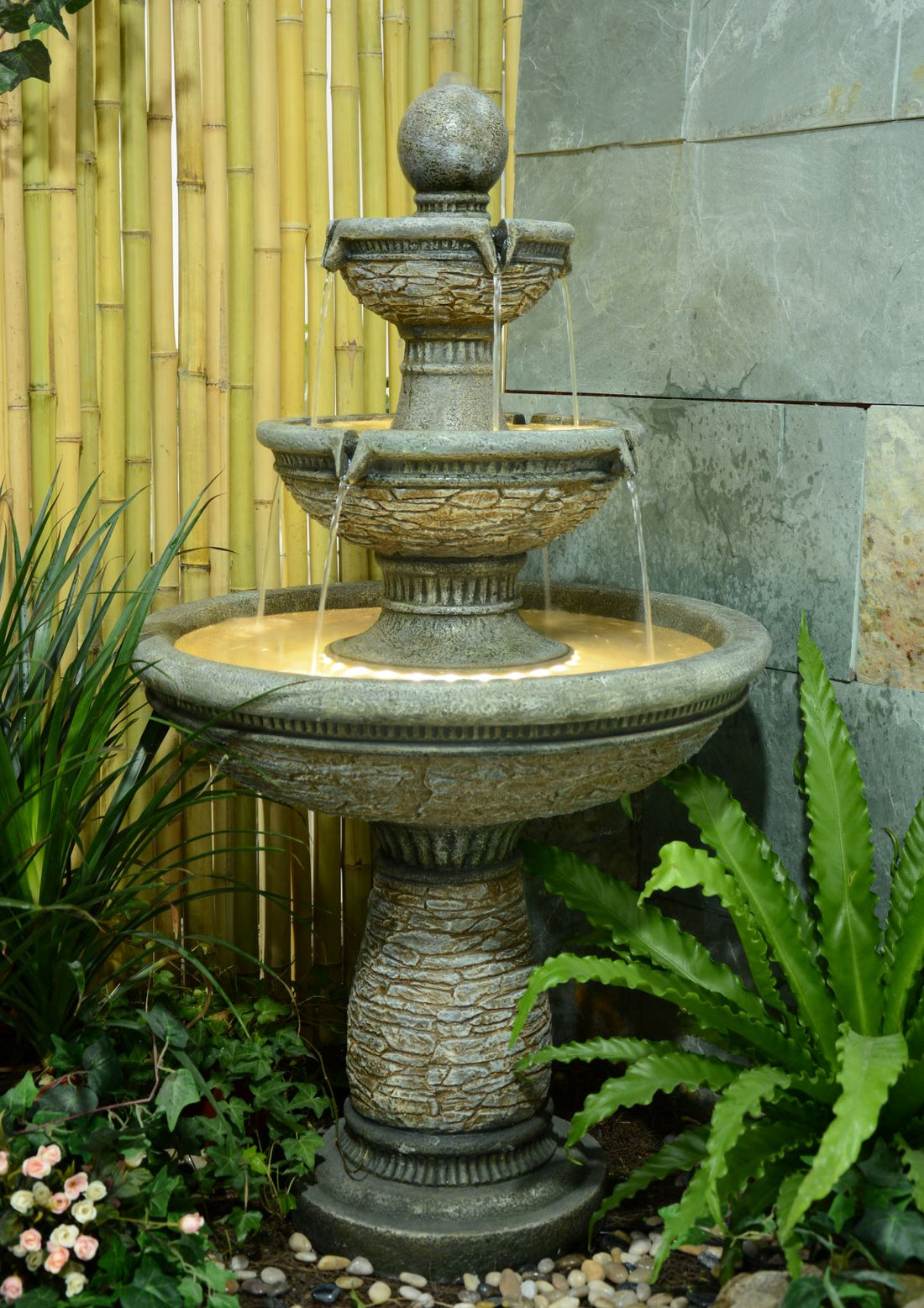 Indoor & Outdoor Multi Drop Fountains | Fountain Store