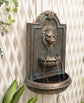 Umbria Lion Head Wall Hanging Water Feature
