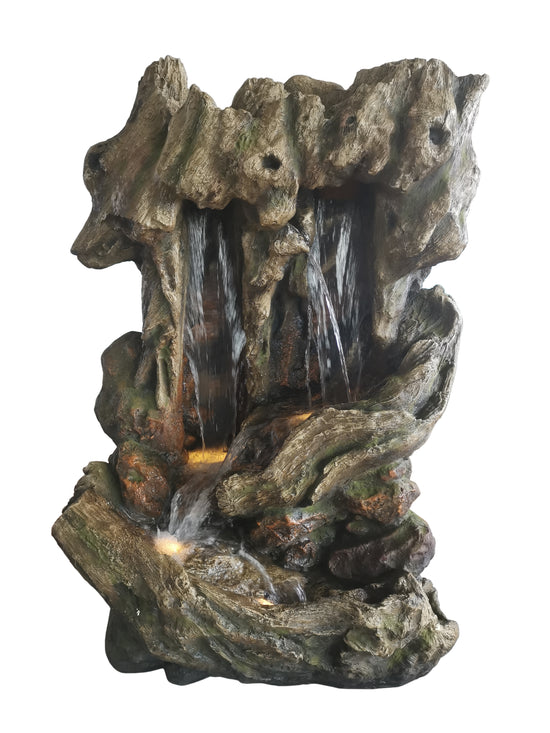 Wallmann Falls Natural Looking Woodland Design Water Feature