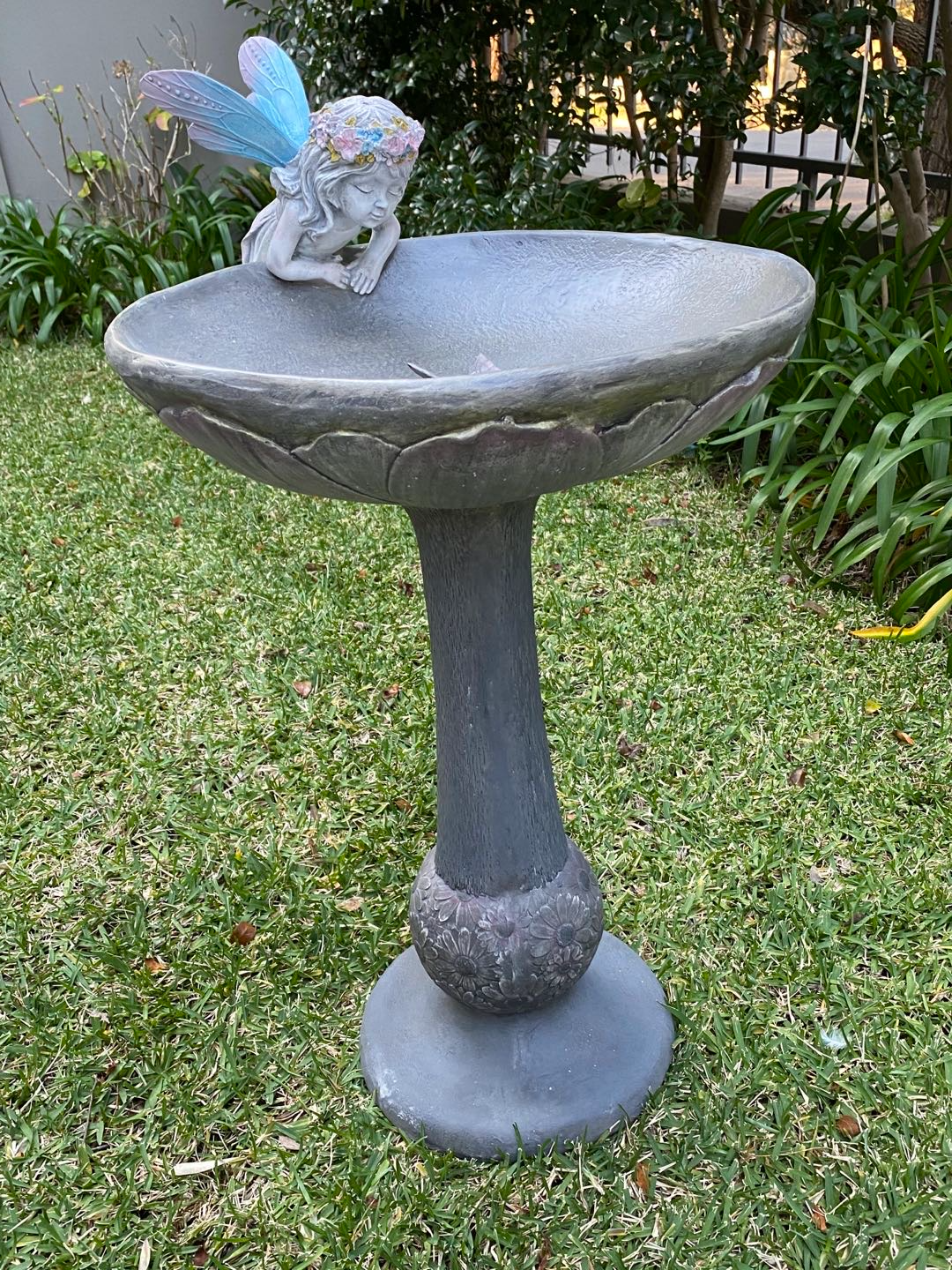HADA Bird Bath Fairy with Butterfly