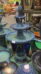 Las Granadas Glazed Ceramic Fountain