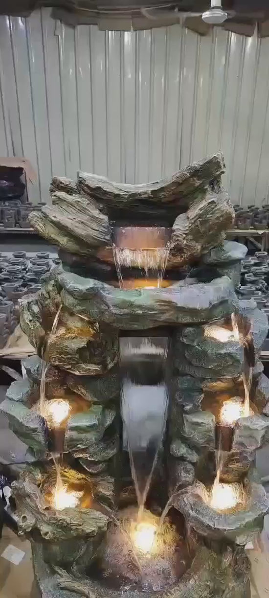 Colorado Falls Natural Looking Rock Design Water Feature