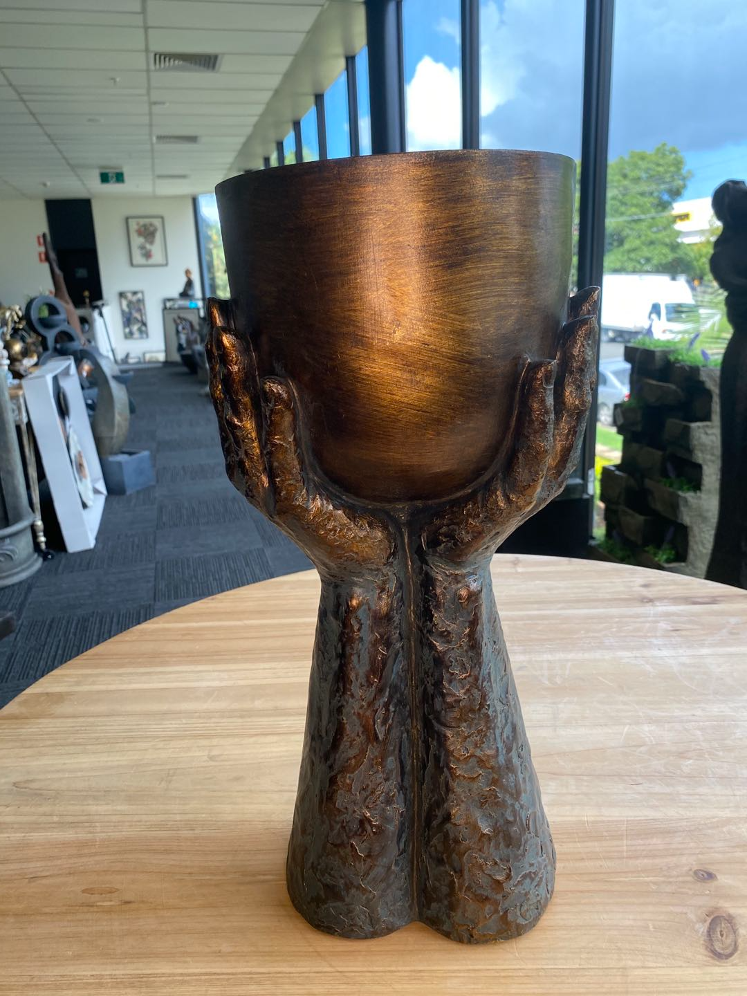 Esperanza Two Open Hands Planter Shaped Ornament