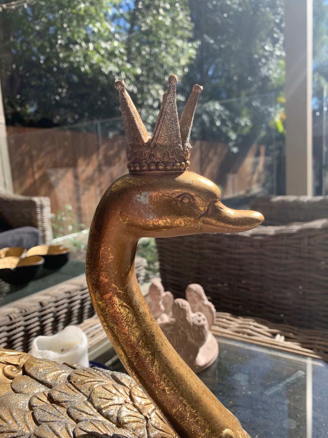 ELEGANCIA QUEEN GOLDEN SWAN DECOR MARVEL