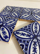 Moroccan Ceramic tiles Hand painted floral tiles 4"x4" 100% Handmade for Bathroom Remodeling and kitchen Projects works wall and ground
