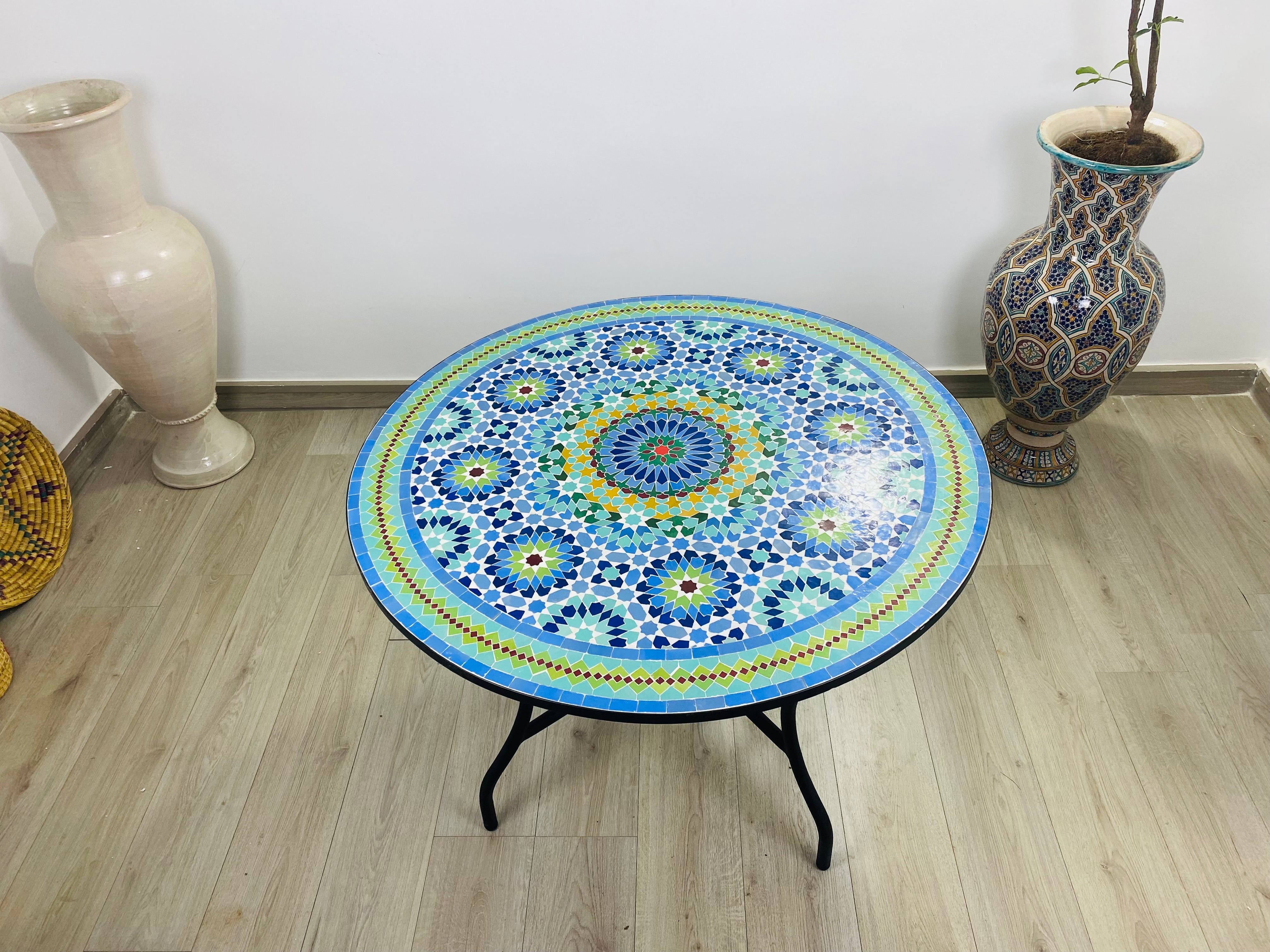 Coffee Table hot made from mosaic for outdoor-indoor 100% handcrafted