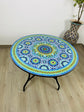 Moroccan Mosaic table round for outdoor and indoor 100% handcrafted mandala design Costume height