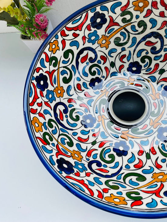 Modern Bathroom Basin -  100% handcrafted washbasin - vessel sink mid century modern flair
