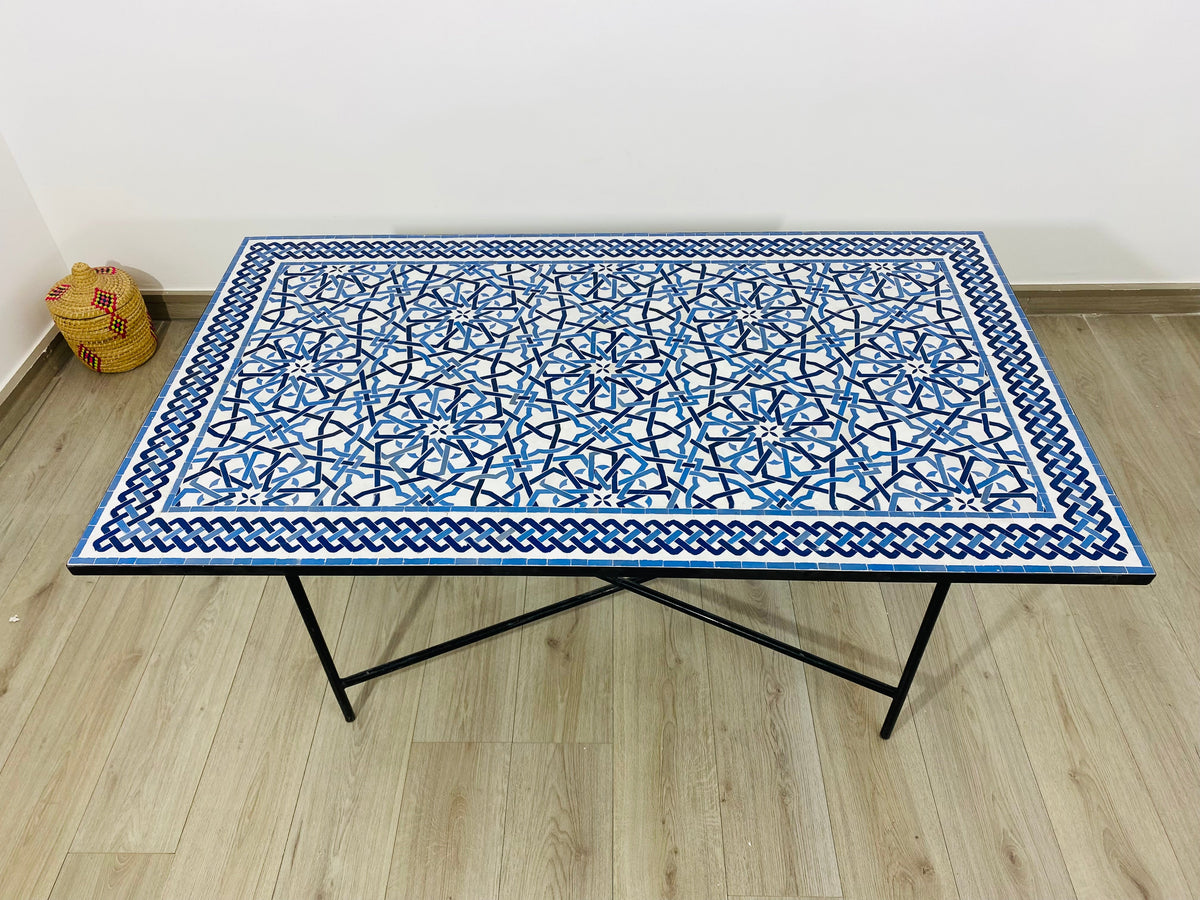 Tile Table Modern Modern table for indoor and outdoor - 100% handmade mosaic tiles - Cus