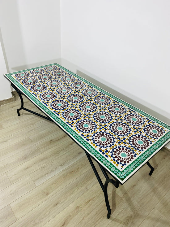 Amazing dinning Table, Moroccan Mosaic Table, outdoor and indoor Mosaic Table, Summer mosaic Table, 100% handcrafted, free shipping