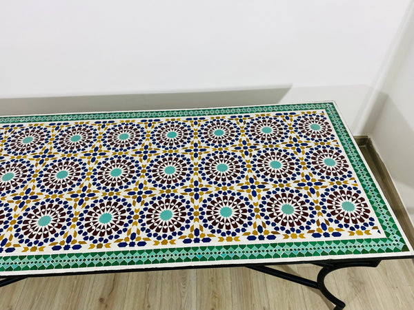 Amazing dinning Table, Moroccan Mosaic Table, outdoor and indoor Mosaic Table, Summer mosaic Table, 100% handcrafted, free shipping