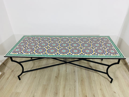 Amazing dinning Table, Moroccan Mosaic Table, outdoor and indoor Mosaic Table, Summer mosaic Table, 100% handcrafted, free shipping