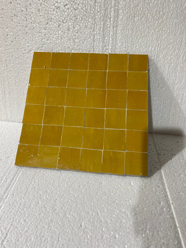 Handmade Unicolor Moroccan Zellige