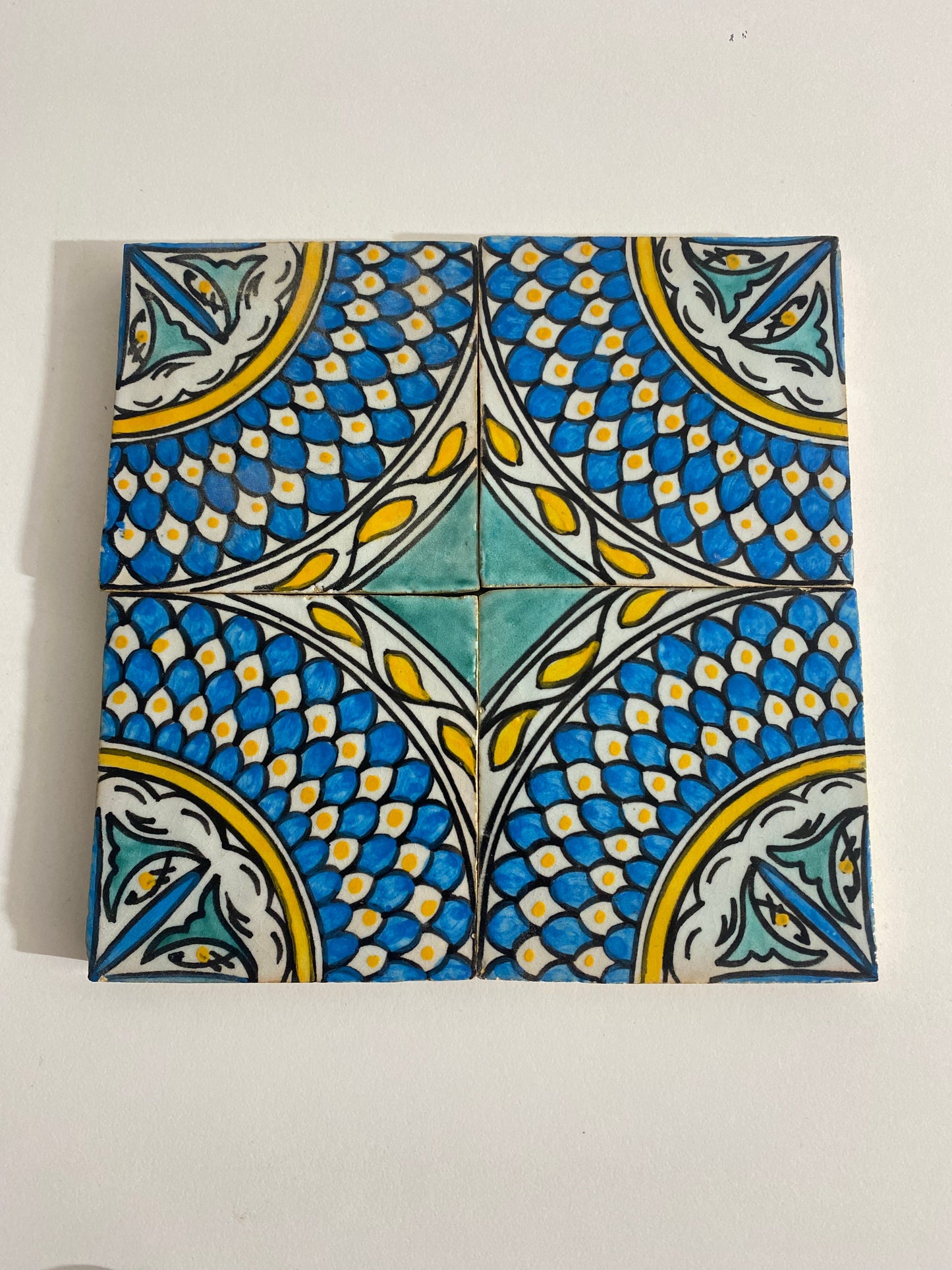 Mid century tiles Hand painted tiles 4"x4" 100% for Bathroom Remodeling and kitchen Projects works wall and ground