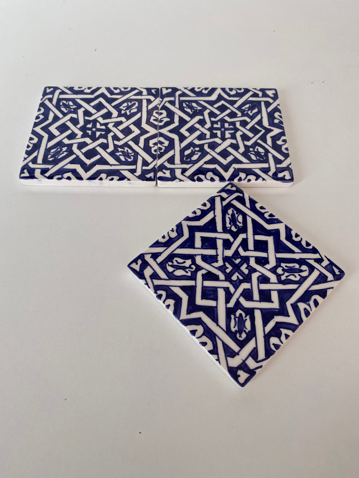 Tiles blue and white hand painted ceramic bathroom for wall and ground Tiles