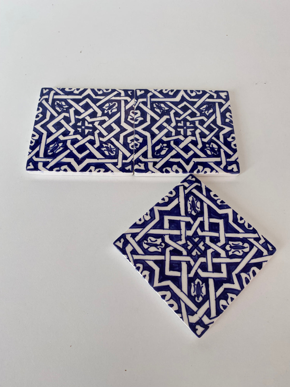 Tiles blue and white hand painted ceramic bathroom for wall and ground Tiles